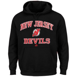 Majestic New Jersey Devils Black NHL Heart & Soul Hoodie -