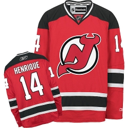 Adam Henrique Reebok New Jersey Devils Authentic Red Home NHL Jersey