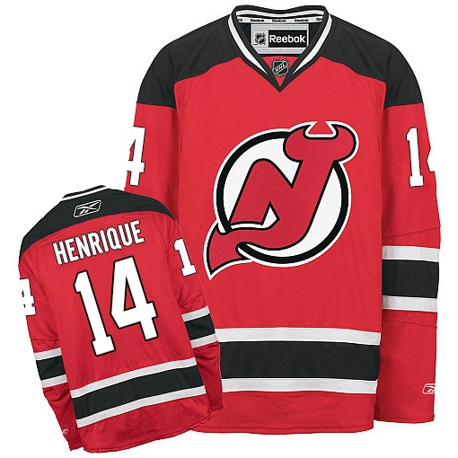 Adam Henrique Reebok New Jersey Devils Authentic Red Home NHL Jersey