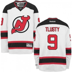 Jiri Tlusty Youth Reebok New Jersey Devils Authentic White Away Jersey