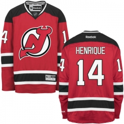 Adam Henrique Reebok New Jersey Devils Premier Red Home Jersey
