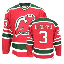 Ken Daneyko CCM New Jersey Devils Authentic Red/Green Team Classic Throwback NHL Jersey