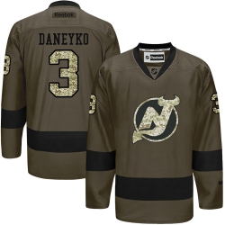 Ken Daneyko Reebok New Jersey Devils Authentic Green Salute to Service NHL Jersey