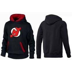 New Jersey Devils Black NHL Big & Tall Logo Pullover Hoodie - /Red