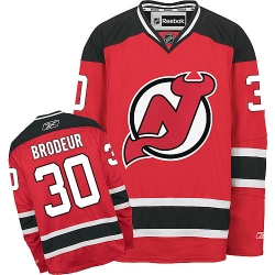 Martin Brodeur Reebok New Jersey Devils Authentic Red Home NHL Jersey