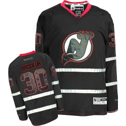 Martin Brodeur Reebok New Jersey Devils Authentic Black Ice NHL Jersey