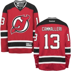 Mike Cammalleri Reebok New Jersey Devils Authentic Red Home NHL Jersey