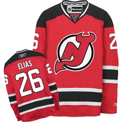 Patrik Elias Reebok New Jersey Devils Premier Red Home NHL Jersey