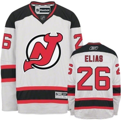 Patrik Elias Reebok New Jersey Devils Premier White Away NHL Jersey