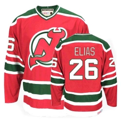 Patrik Elias CCM New Jersey Devils Premier Red/Green Team Classic Throwback NHL Jersey