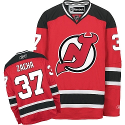 Pavel Zacha Reebok New Jersey Devils Authentic Red Home NHL Jersey