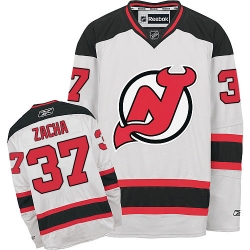 Pavel Zacha Reebok New Jersey Devils Authentic White Away NHL Jersey