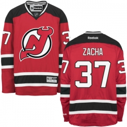 Pavel Zacha Reebok New Jersey Devils Premier Red Home Jersey