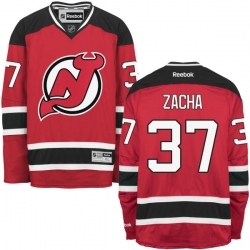 Pavel Zacha Reebok New Jersey Devils Authentic Red Home Jersey