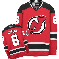 Andy Greene Reebok New Jersey Devils Authentic Green Red Home NHL Jersey