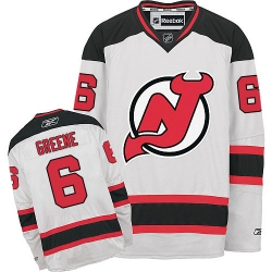 Andy Greene Reebok New Jersey Devils Authentic White Away NHL Jersey