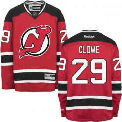 Ryane Clowe Reebok New Jersey Devils Authentic Red Home Jersey