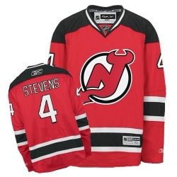 Scott Stevens Reebok New Jersey Devils Premier Red Home NHL Jersey