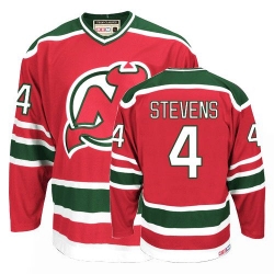 Scott Stevens CCM New Jersey Devils Premier Red/Green Team Classic Throwback NHL Jersey