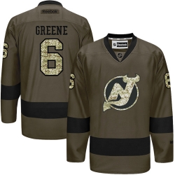 Andy Greene Reebok New Jersey Devils Premier Green Salute to Service NHL Jersey