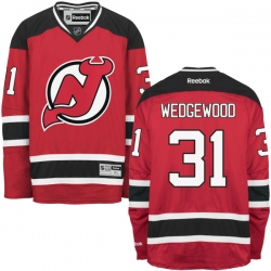 Scott Wedgewood Youth Reebok New Jersey Devils Authentic Red Home Jersey