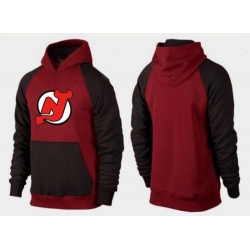 New Jersey Devils Red NHL Big & Tall Logo Pullover Hoodie - /Brown