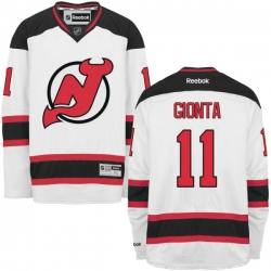 Stephen Gionta Reebok New Jersey Devils Premier White Away Jersey