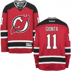 Stephen Gionta Reebok New Jersey Devils Authentic Red Home Jersey