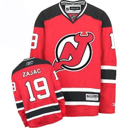 Travis Zajac Reebok New Jersey Devils Authentic Red Home NHL Jersey