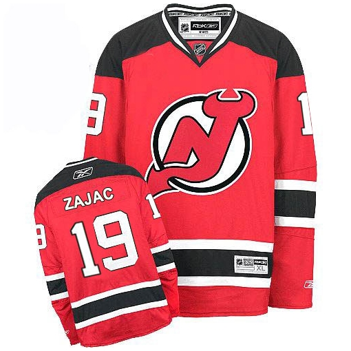 Travis Zajac Reebok New Jersey Devils Authentic Red Home NHL Jersey