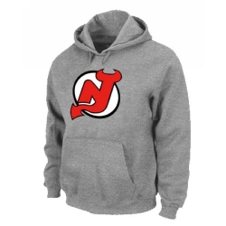 New Jersey Devils Grey NHL Pullover Hoodie -