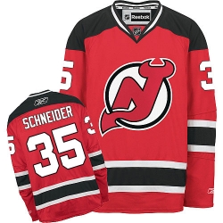 Cory Schneider Reebok New Jersey Devils Authentic Red Home NHL Jersey