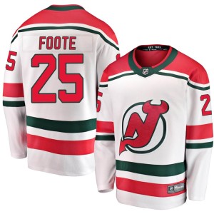 Nolan Foote Men's Fanatics Branded New Jersey Devils Breakaway White Alternate Jersey