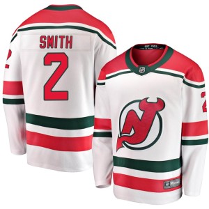 Brendan Smith Men's Fanatics Branded New Jersey Devils Breakaway White Alternate Jersey