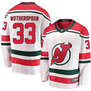 Tyler Wotherspoon Men's Fanatics Branded New Jersey Devils Breakaway White Alternate Jersey