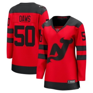 Nico Daws Women's Fanatics Branded New Jersey Devils Breakaway Red 2024 Stadium Series Jersey