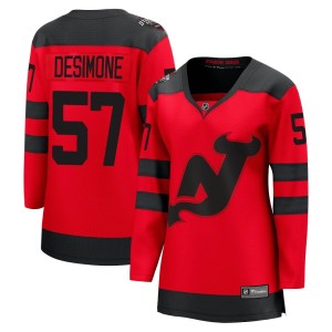 Nick DeSimone Women's Fanatics Branded New Jersey Devils Breakaway Red 2024 Stadium Series Jersey
