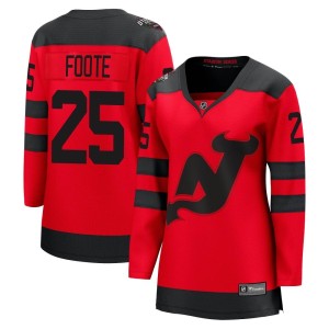 Nolan Foote Women's Fanatics Branded New Jersey Devils Breakaway Red 2024 Stadium Series Jersey