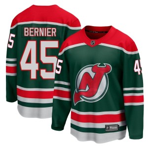 Jonathan Bernier Youth Fanatics Branded New Jersey Devils Breakaway Green 2020/21 Special Edition Jersey
