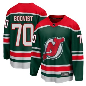 Jesper Boqvist Youth Fanatics Branded New Jersey Devils Breakaway Green 2020/21 Special Edition Jersey