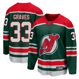 Ryan Graves Youth Fanatics Branded New Jersey Devils Breakaway Green 2020/21 Special Edition Jersey
