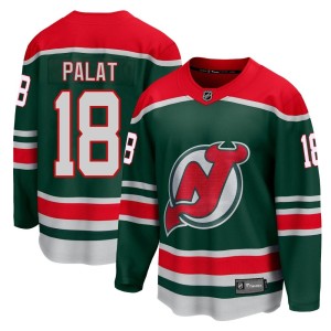 Ondrej Palat Youth Fanatics Branded New Jersey Devils Breakaway Green 2020/21 Special Edition Jersey