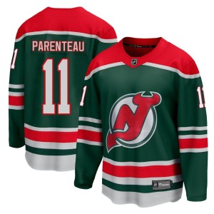 P. A. Parenteau Youth Fanatics Branded New Jersey Devils Breakaway Green 2020/21 Special Edition Jersey