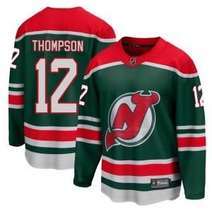 Tyce Thompson Youth Fanatics Branded New Jersey Devils Breakaway Green 2020/21 Special Edition Jersey