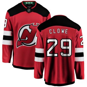 Ryane Clowe Men's Fanatics Branded New Jersey Devils Breakaway Red New Jersey Home Jersey