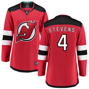 Scott Stevens Women's Fanatics Branded New Jersey Devils Breakaway Red Home Jersey