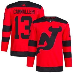 Mike Cammalleri Men's Adidas New Jersey Devils Authentic Red 2024 Stadium Series Primegreen Jersey