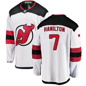 Dougie Hamilton Men's Fanatics Branded New Jersey Devils Breakaway White Away Jersey