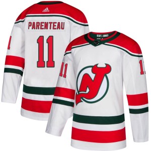 P. A. Parenteau Youth Adidas New Jersey Devils Authentic White Alternate Jersey