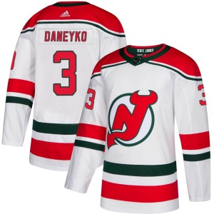Ken Daneyko Men's Adidas New Jersey Devils Authentic White Alternate Jersey